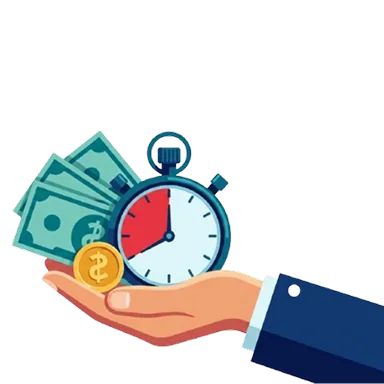 Artist funding and payout illustration.